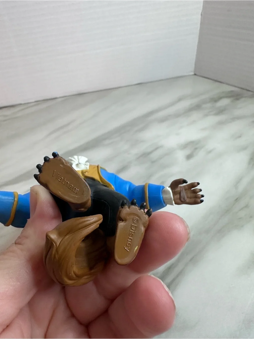 Disney Blue and Gold Beast Costume Figure
